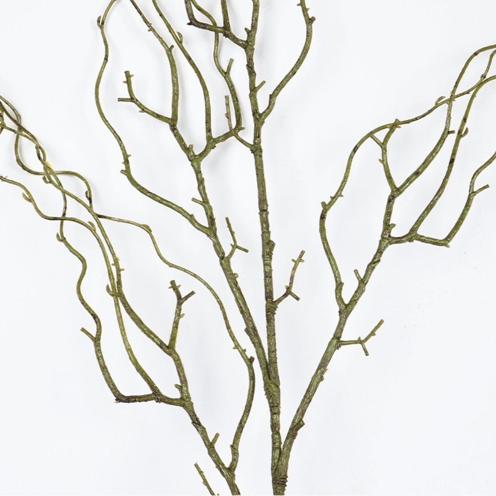 120cmの長さの人工柳の枝、4つの枝を持つリアルなデザイン - Branch Curly Willow のレビューと価格