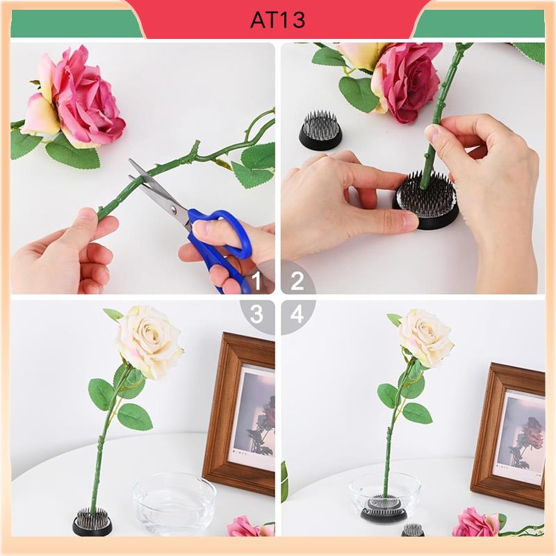 AT13 8 パックフラワーカエル 1.3 インチラウンドス - Flower Frog Pin のレビューと価格