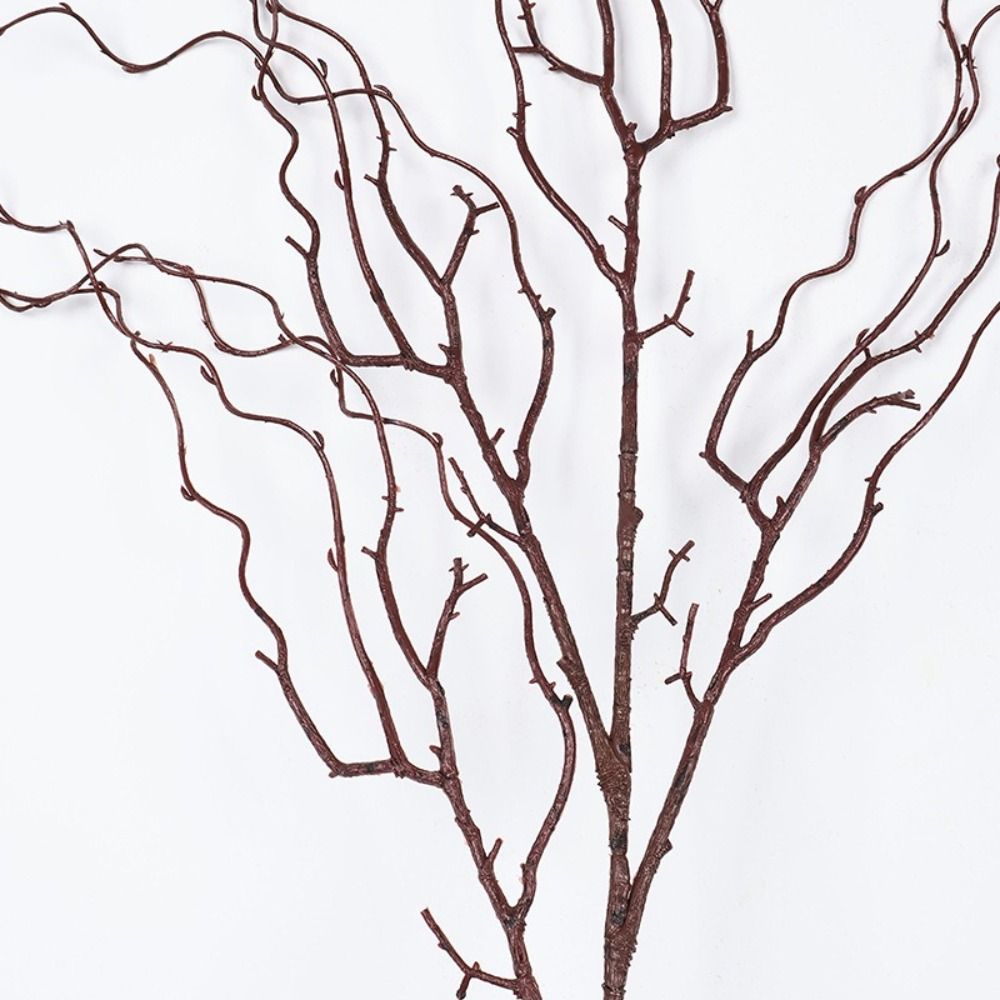 長さ120cmの人工柳の枝、リアルなデザイン、4分岐のシミュ - Branch Curly Willow のレビューと価格