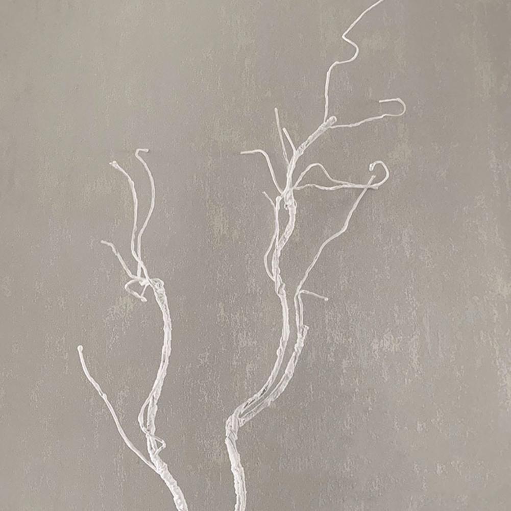 リアルな人工枝 人工の白い巻き毛柳の枝 造花の白樺の茎 花瓶 - Branch Curly Willow のレビューと価格