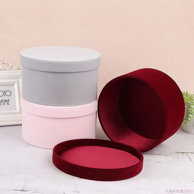 ベルベットの丸い花箱、花とギフトのアレンジメント、バレンタイ - The Florist Supply のレビューと価格
