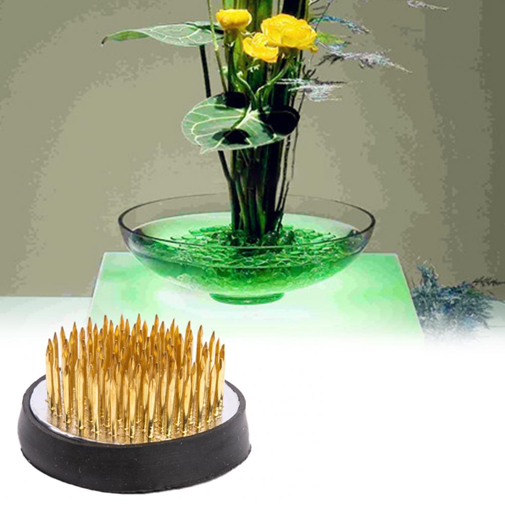 キッチン用フラワーサポートホルダー、便利なポータブルフロッグ - Flower Frog Pin のレビューと価格