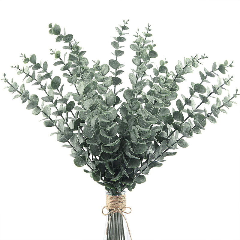 20 個人工ユーカリの茎の葉グリーンユーカリの枝偽の植物結婚 - Eucalyptus Preserved のレビューと価格