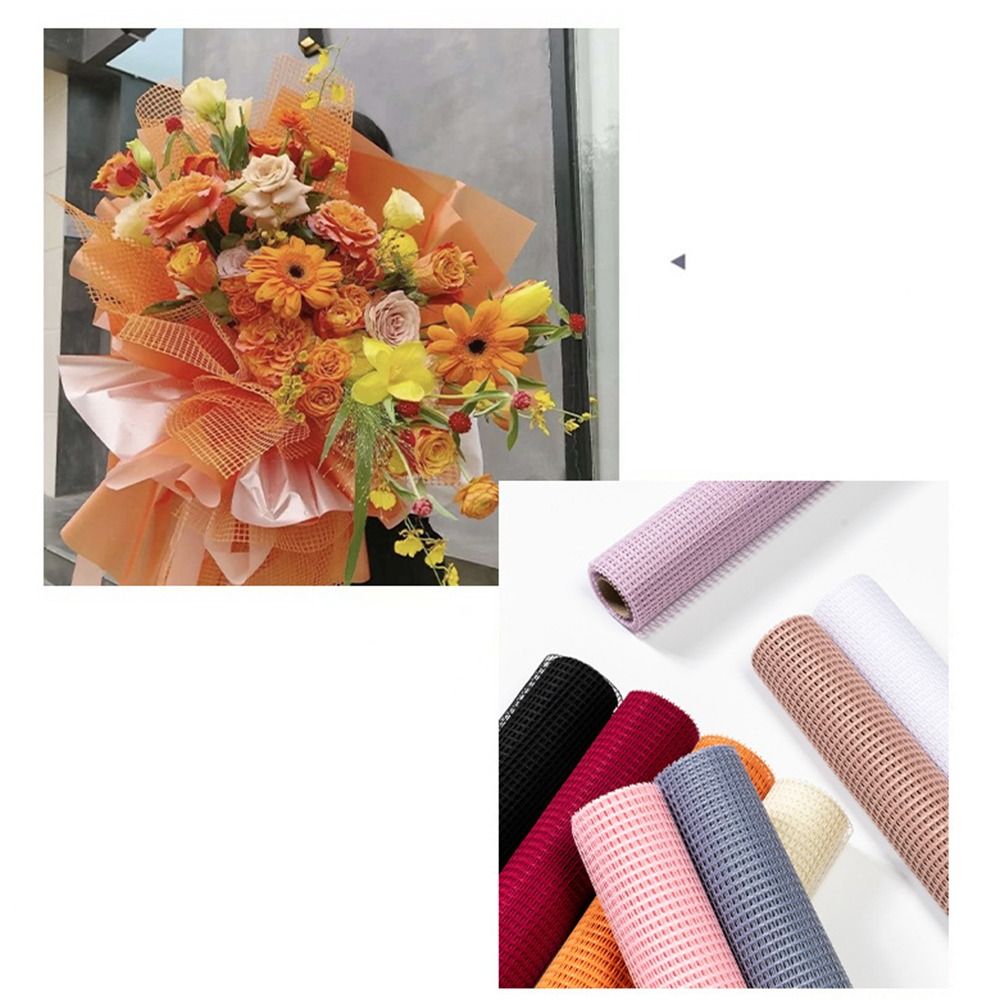 幅50cmの生花用包装紙 DIYハードヤーンメッシュ包装紙  - The Florist Supply のレビューと価格