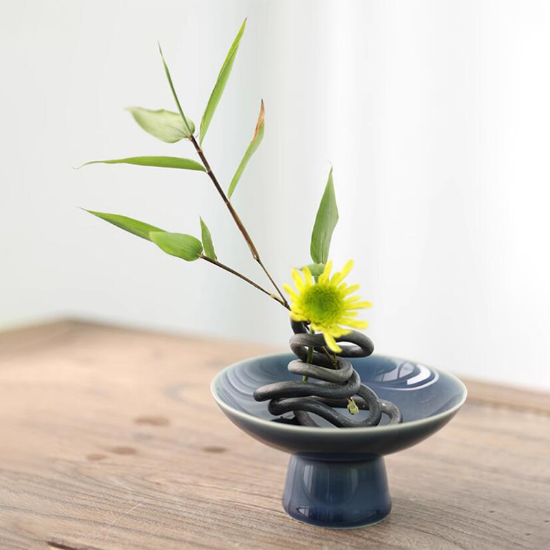 舌ポットベースホルダー、側面、中国の茶道、花アート、固定され - Flower Frog Pin のレビューと価格