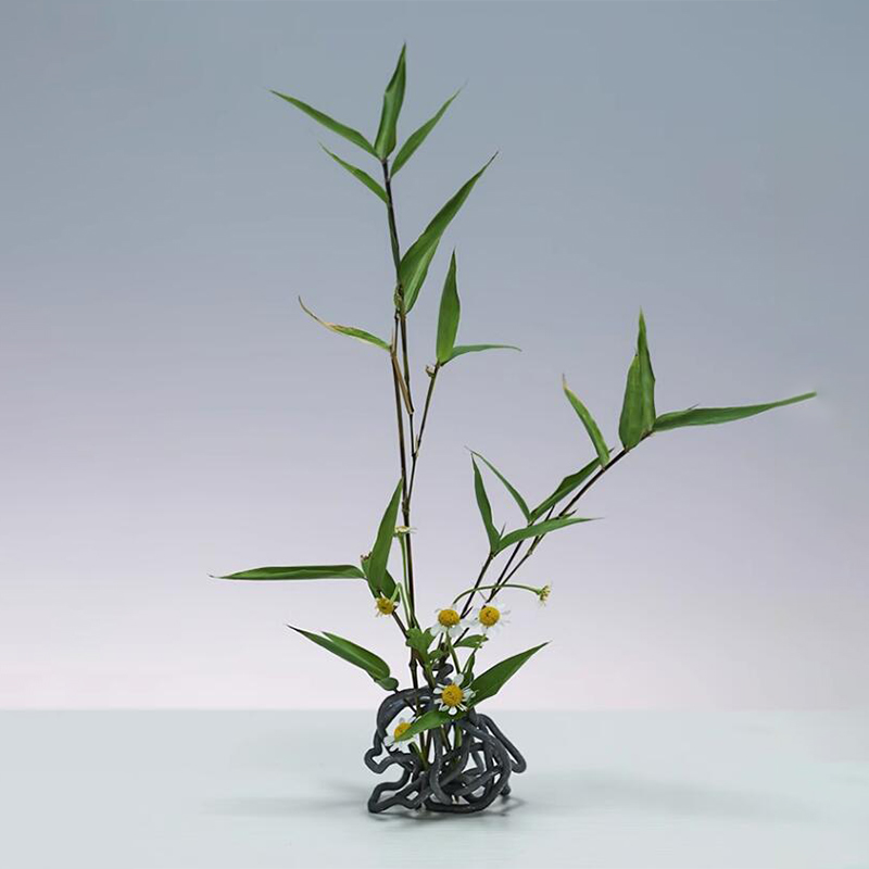 舌ポットベースホルダー、側面、中国の茶道、花アート、固定され - Flower Frog Pin のレビューと価格