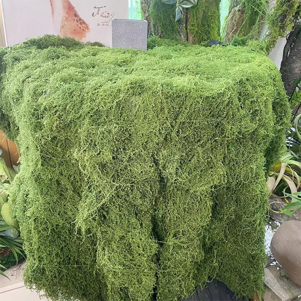 人工保存苔マットグリーン苔シート苔芝生テーブルランナー工芸品 - Preserved Moss Sheet のレビューと価格