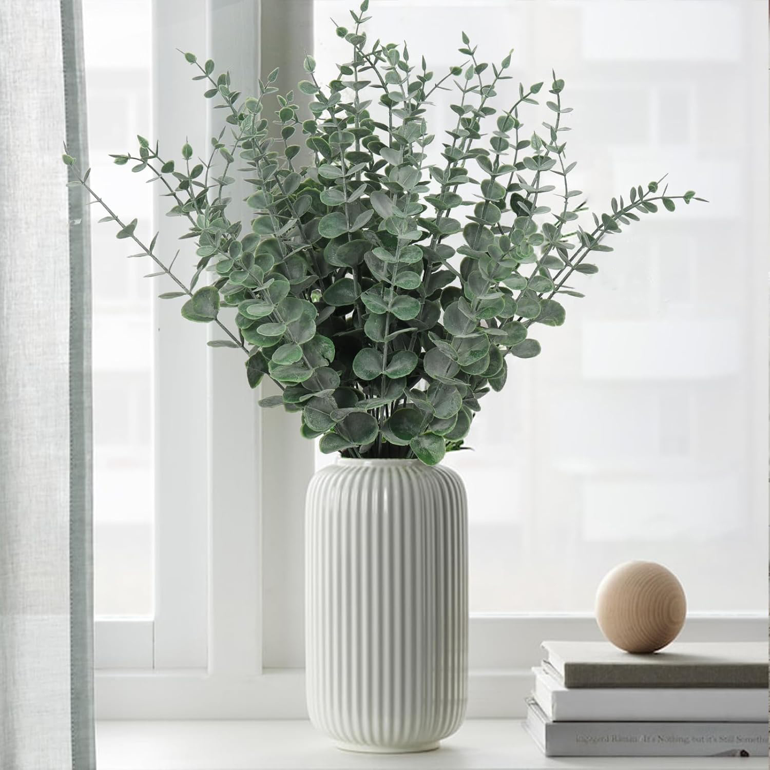 10/20 個人工植物ユーカリの葉偽植物花瓶ホームテーブルパ - Eucalyptus Preserved のレビューと価格