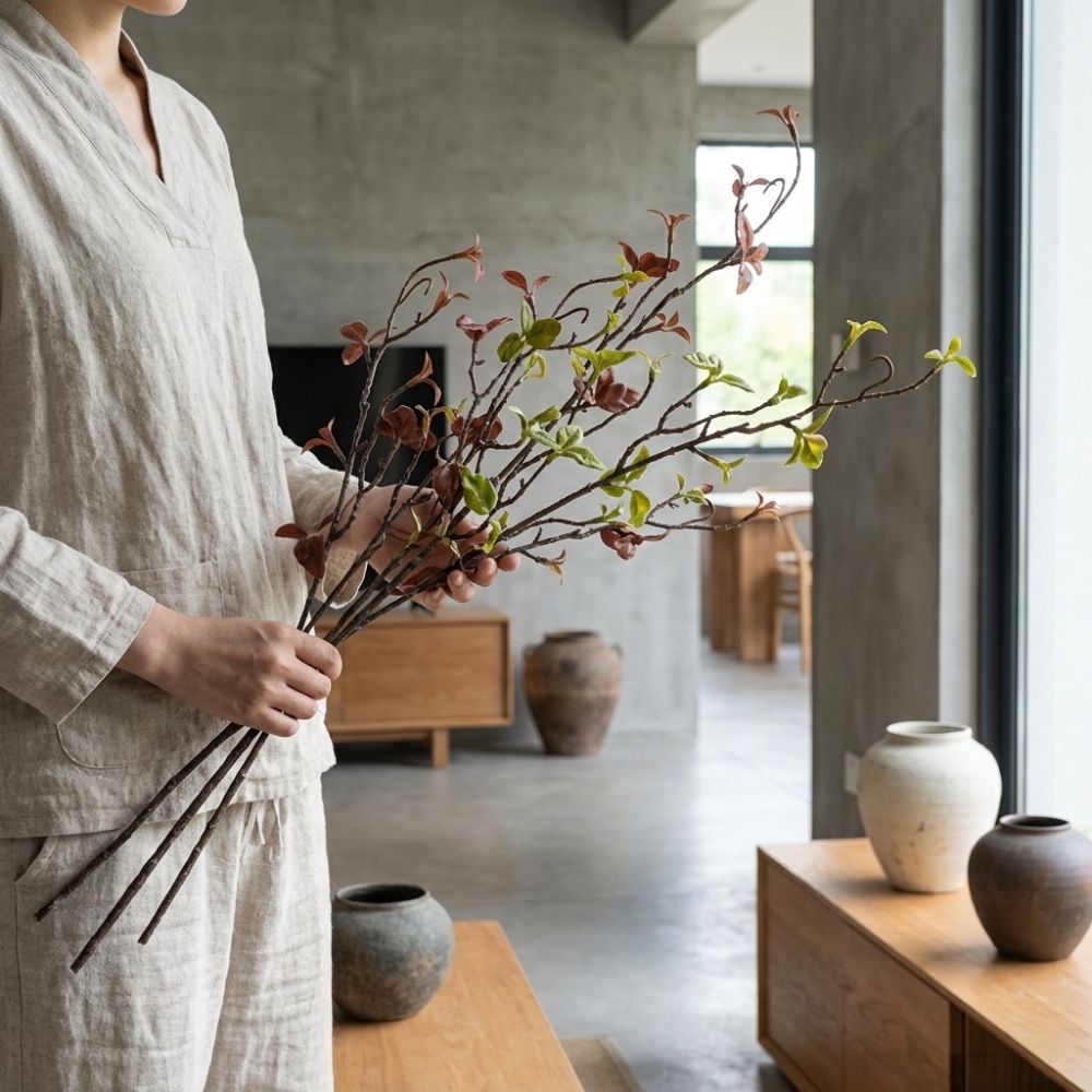 リアルタッチ人工柳の枯れ枝、カール状のプラスチック製模造木の - Branch Curly Willow のレビューと価格