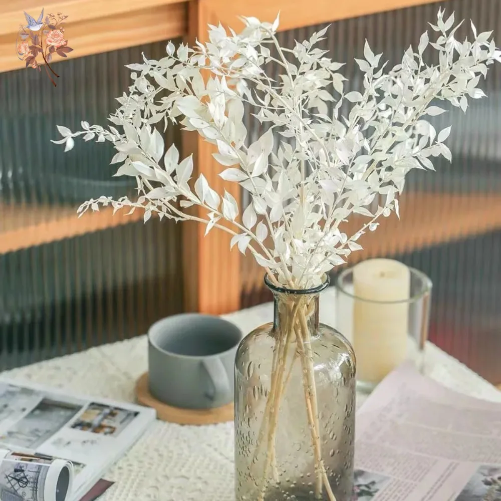 50 グラム人工乾燥花ルスカスユーカリの葉の花束ホームガーデ - Eucalyptus Preserved のレビューと価格