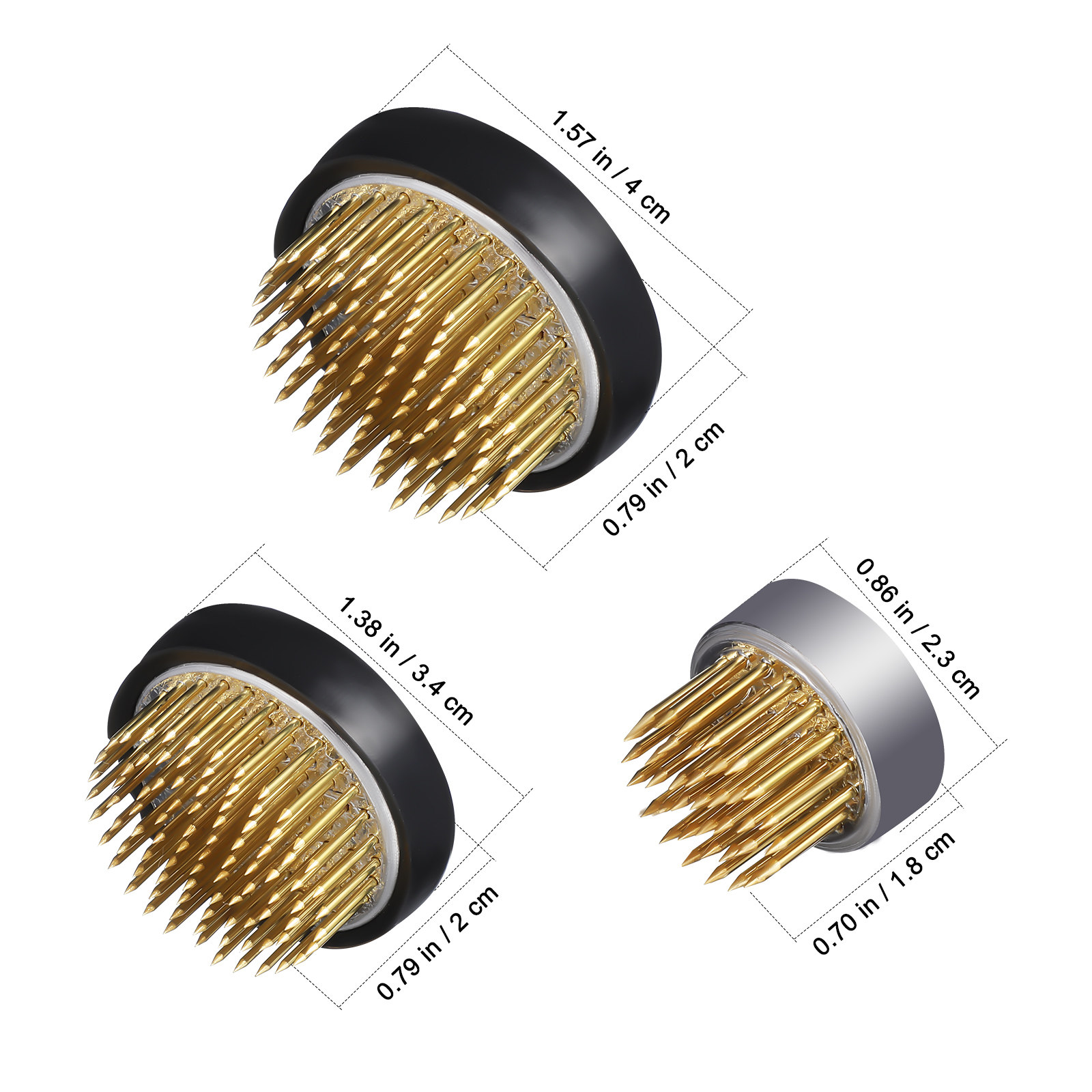 3個入りフラワーフロッグベース、丸型茎ホルダー、フラワーアレ - Flower Frog Pin のレビューと価格