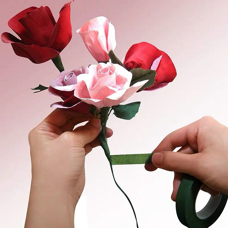 自己粘着性の花卉テープ、花茎包装紙、雄しべテープ、花屋DIY - The Florist Supply のレビューと価格